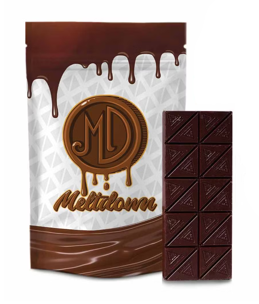 Photograph of product: Meltdown Dark | Chocolate | 20-Piece | 100MG