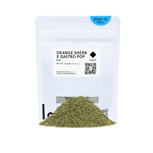 Photograph of product: Orange Sherb x Gastro Pop | 21g Indoor Shake
