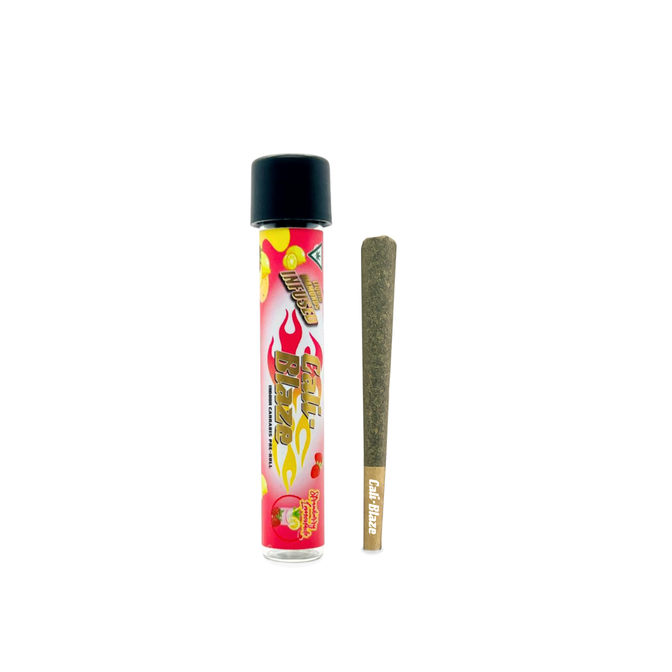 Photograph of product: Cali-Blaze - 1.2g Infused Preroll - Strawberry Lemonade