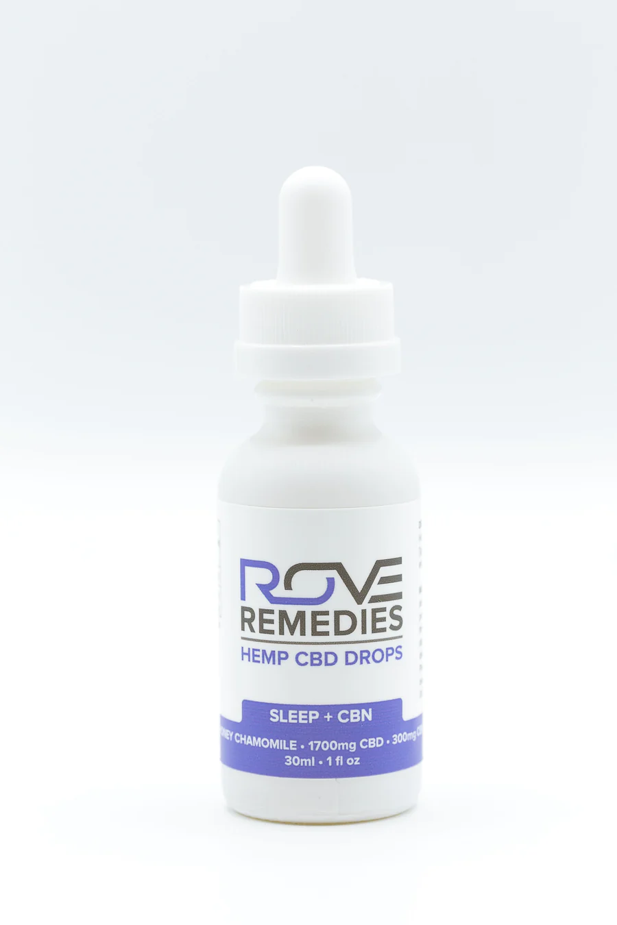 Photograph of product: 5:1 CBD/CBN Honey Chamomile - Rove Remedies - 1700mg CBD Tincture