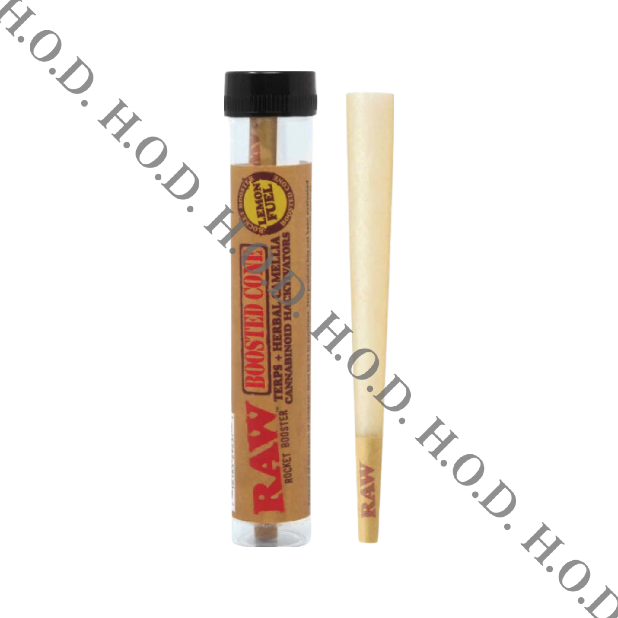 Photograph of product: Raw Rocket Booster Lemon Fuel Cones