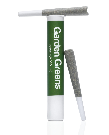 Photograph of product: Garden Greens - Pre Rolls - Cap Junky- (2pk)