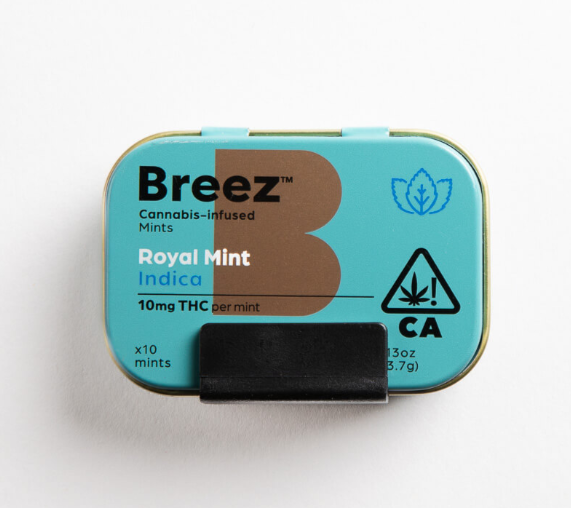 Photograph of product: Oui'd ROYAL MINT - 100 MG - 10 PACK