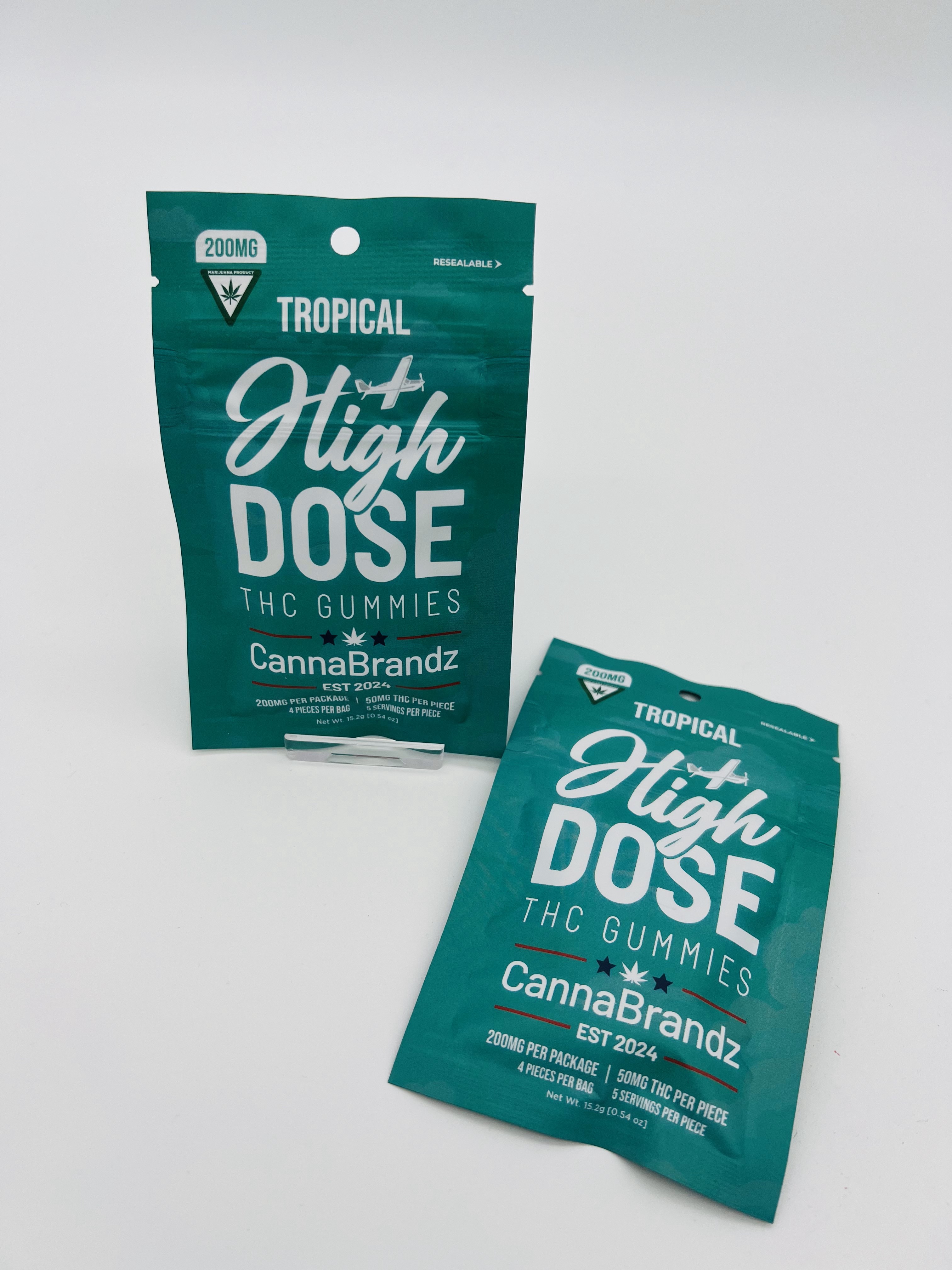 Photograph of product: High Dose | Tropical | 200mg Gummies