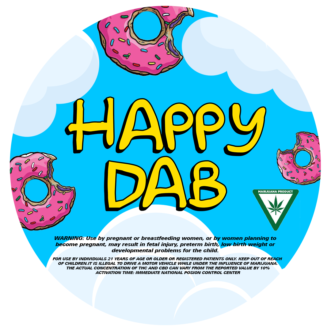 Photograph of product: Happy Dab | Live Resin - 1g - Royal Kush