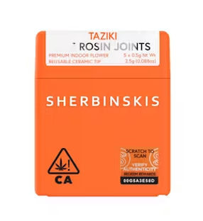 Photograph of Product: LIVE ROSIN INFUSED - 5-PACK - TAZIKI (2.5G)