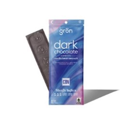 Photograph of product: Chocolate Bar | Dark Chocolate w/ Vanilla Bean Sea Salt | 1:1:1 TH-oui:CBD:CBN | 10 x 10mg