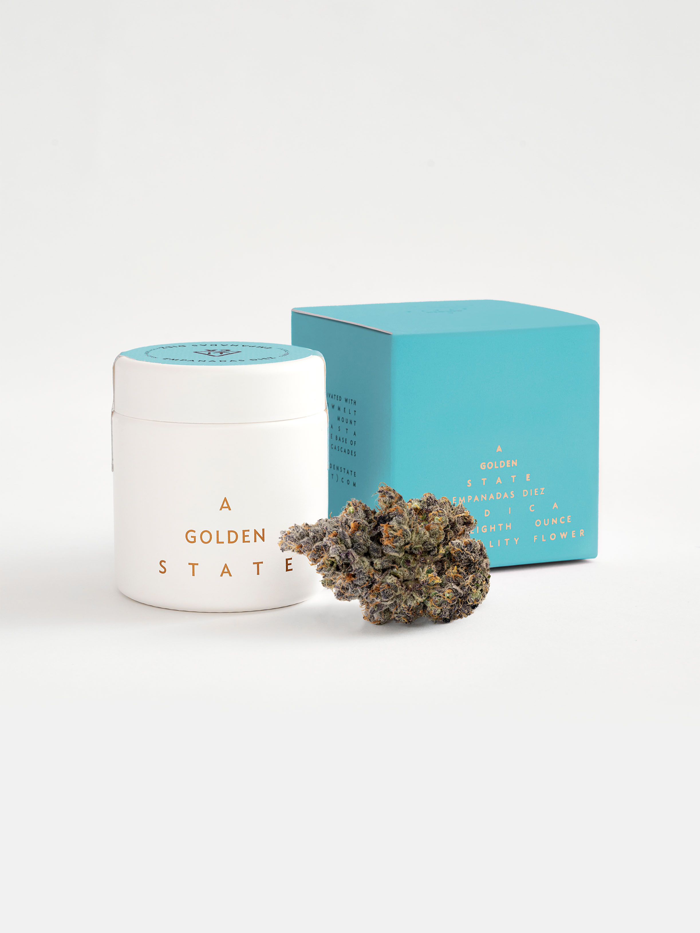 Photograph of product: Empanadas Diez [I] Pre Pack   A Golden State - 3.5g