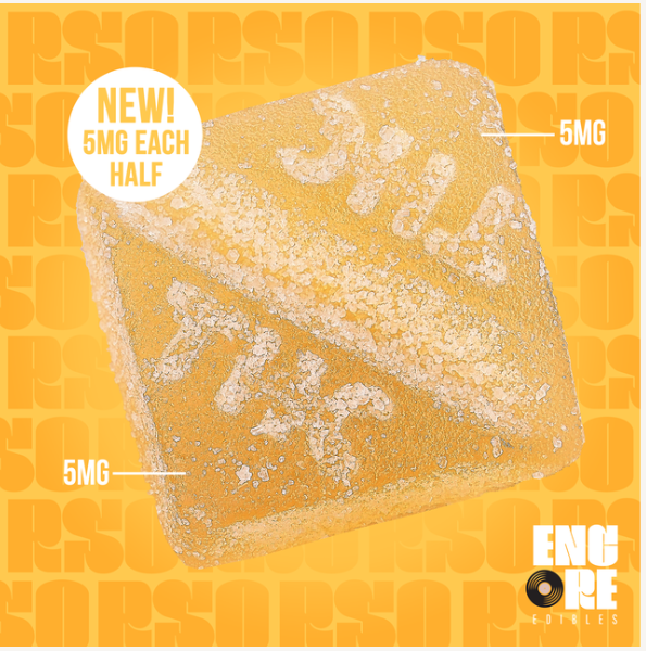 Photograph of product: Mango RSO Gummies T100 (25985) 10pk