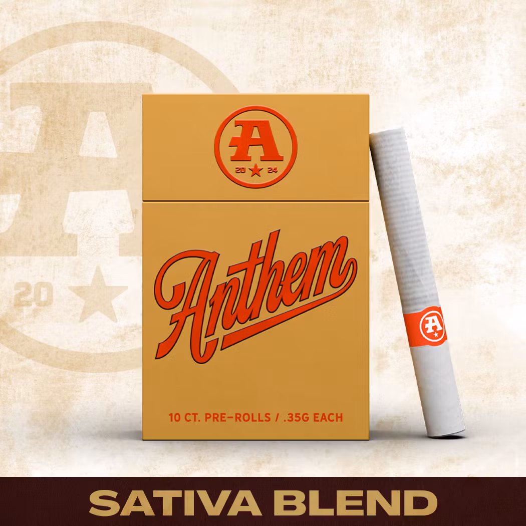 Photograph of product: Anthem - Oui'd Blend - 25.69% - 10pk Pre rolls