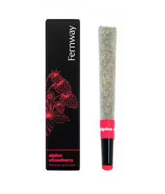 Photograph of product: Alpine Strawberry | 1g Terpene Infused Pre-Roll