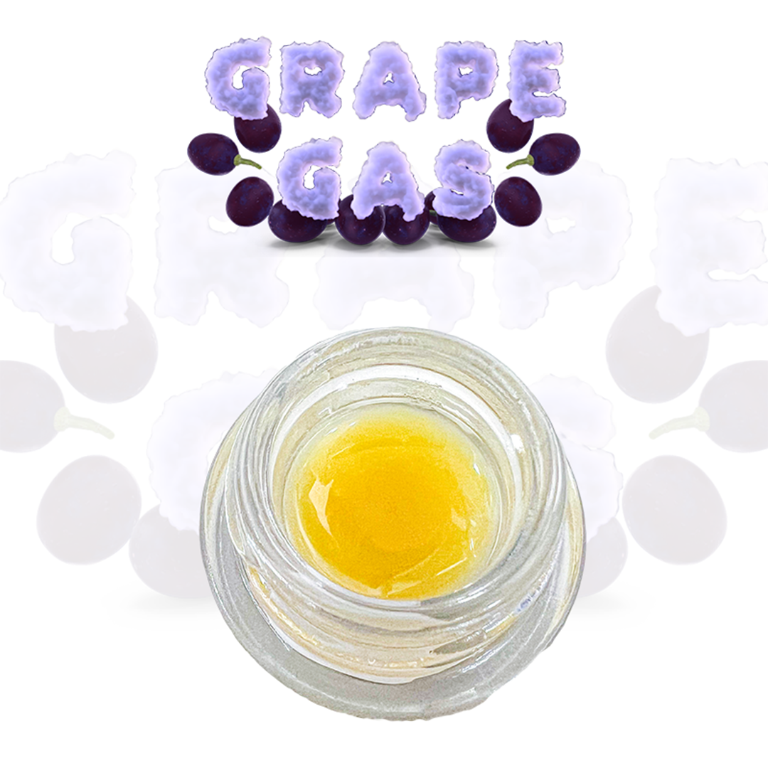 Photograph of product: Grape Gas Cold Cure Live Rosin