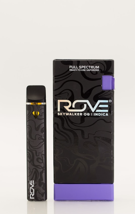 Photograph of Product: ROVE 1G SKYWALKER OG LIVE RESIN DIAMONDS RELOAD CARTRIDGE WITH BATTERY