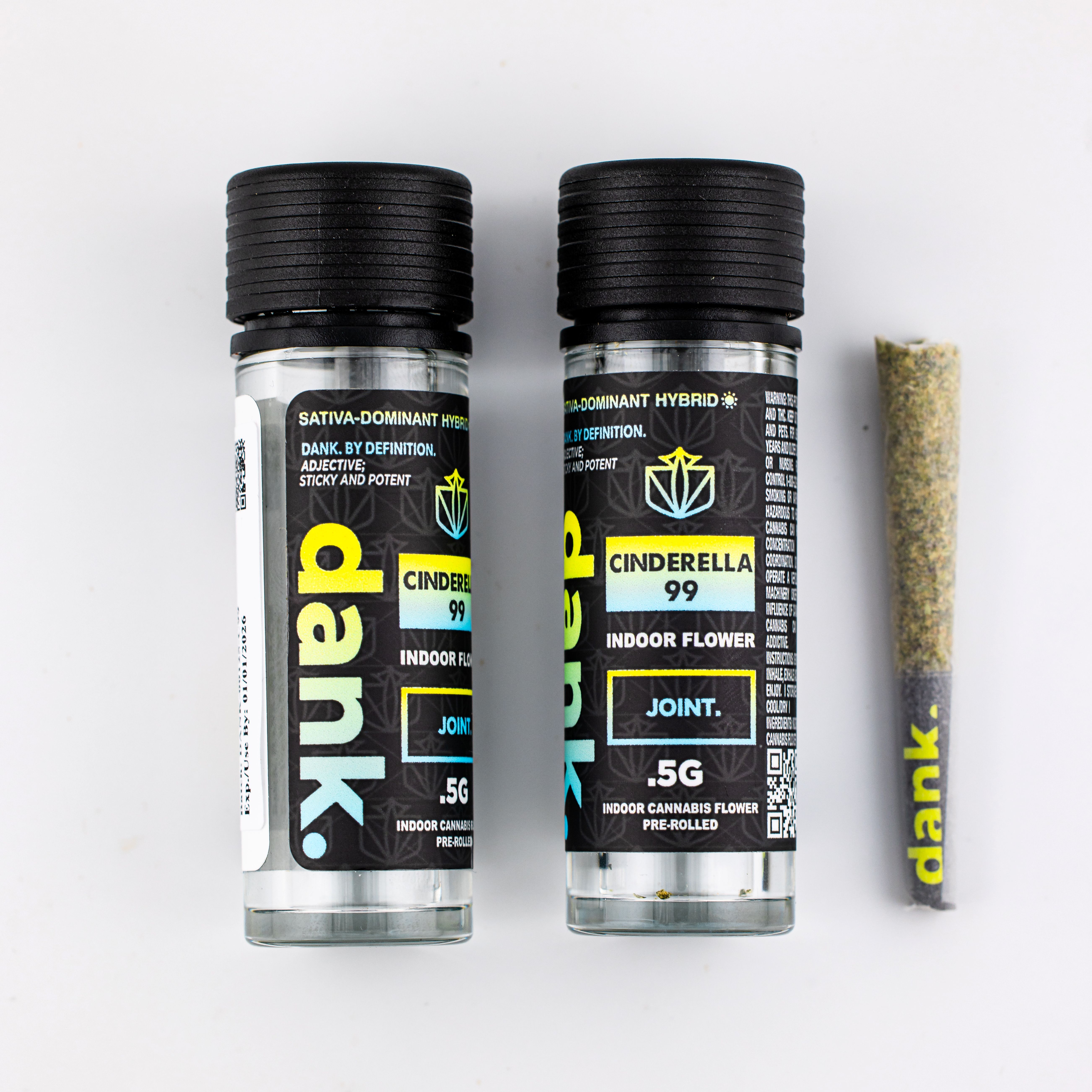 Photograph of product: Dank | 0.5g Pre-Roll Joint | Cinderella 99