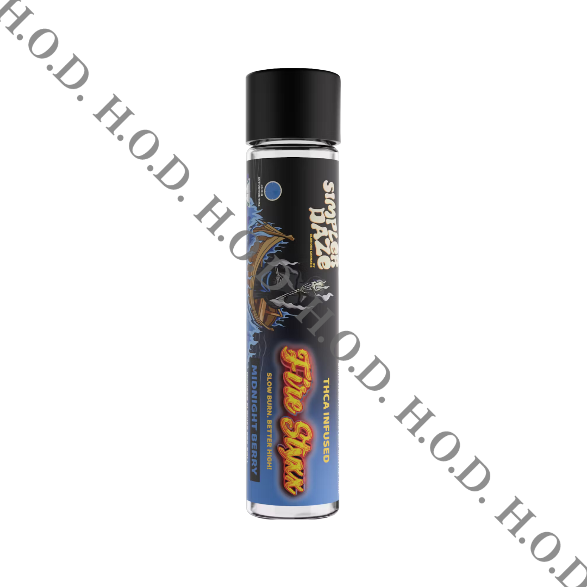 Photograph of product: Glorious Oui'd Midnight Berry Fire Styxx Pre-Roll 1g