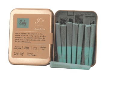 Photograph of product: Ruby Farms | African Orange | Pre-Roll 7 Pack | 3.5g