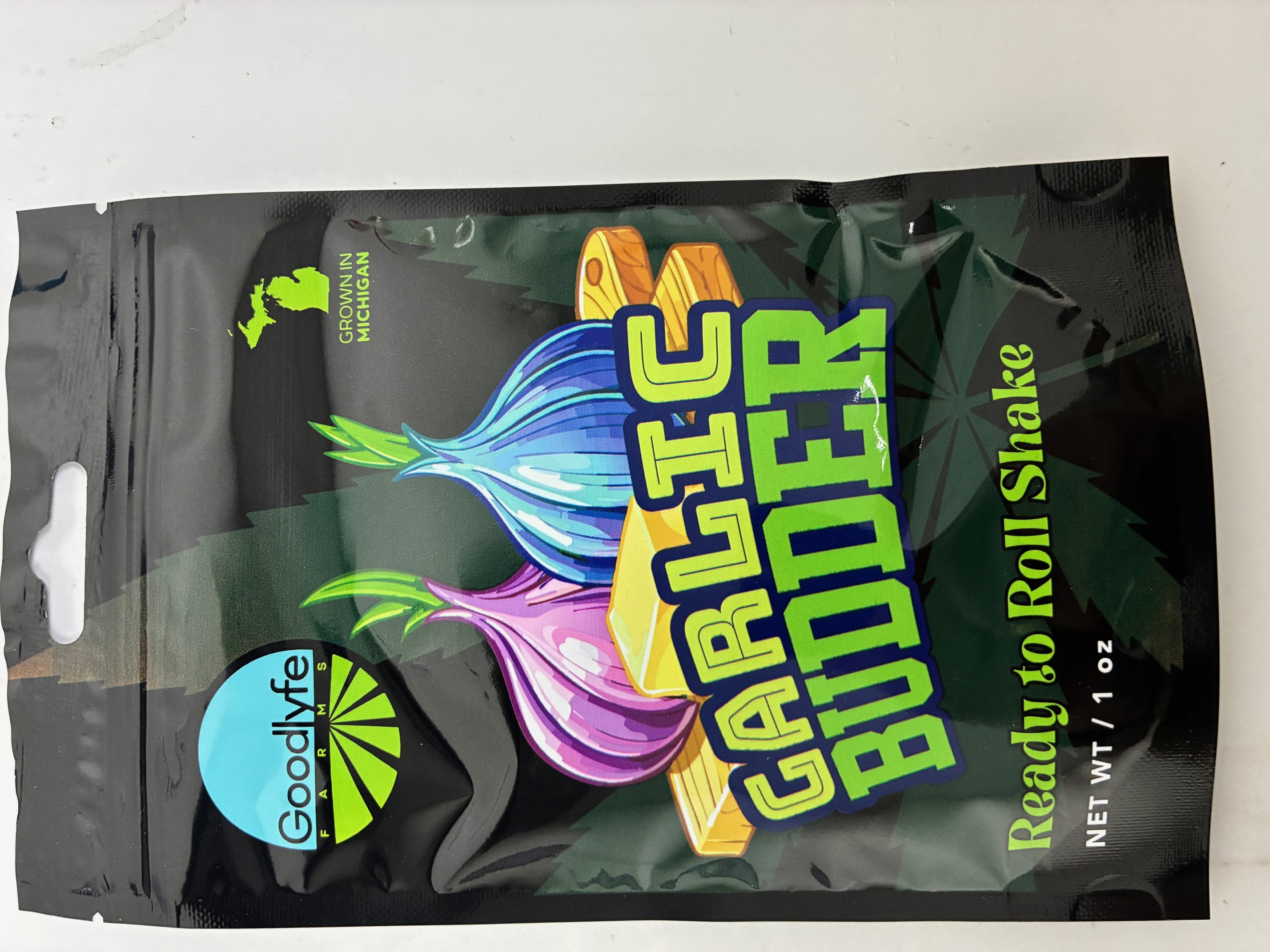 Photograph of product: Goodlyfe - Garlic Budder Ready to Roll Shake OZ - 28g