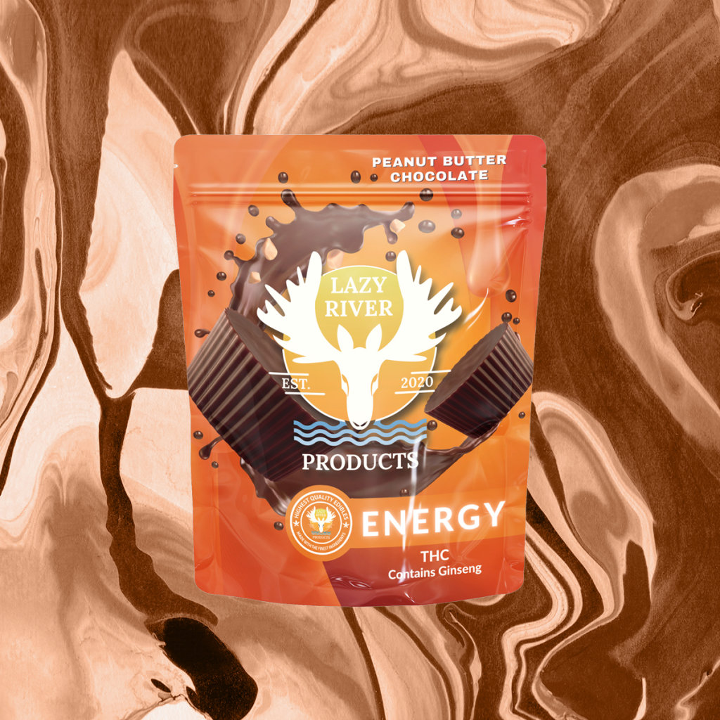 Photograph of product: Moose Bites | Peanut Butter Chocolates | 50mg