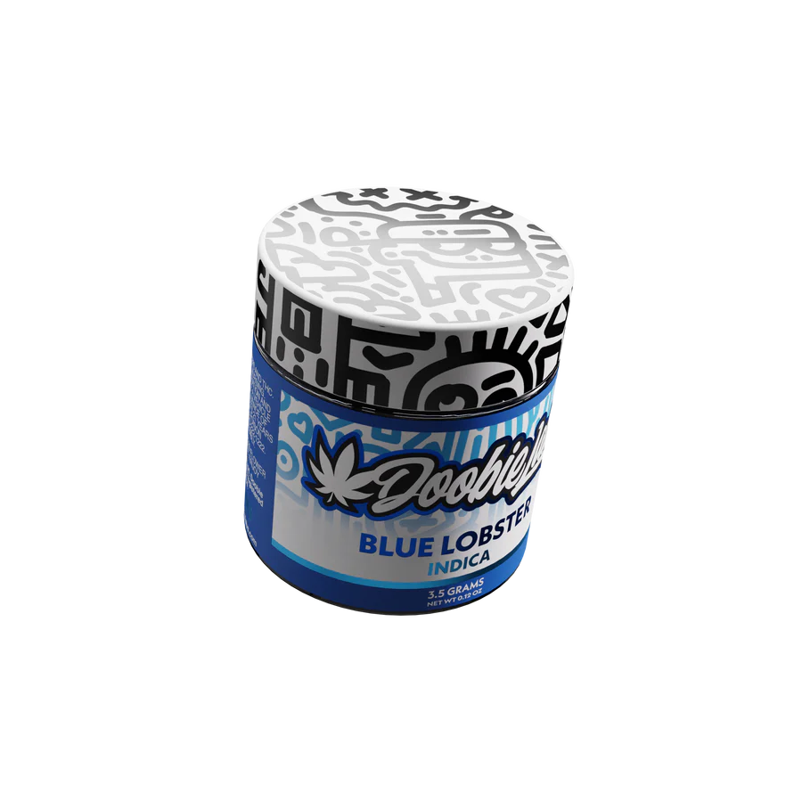 Photograph of product: Doobie Labs | Blue Lobster | 3.5g Flower Hybrid