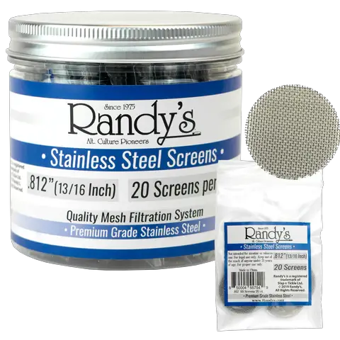 Photograph of product: Randy's .812" Stainless Steel Screen
