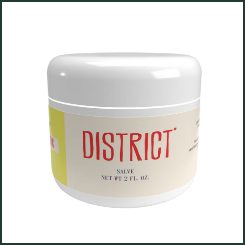 Photograph of product: District Oui'd | Salve | Unscented | 4:1 TH-oui:CBD