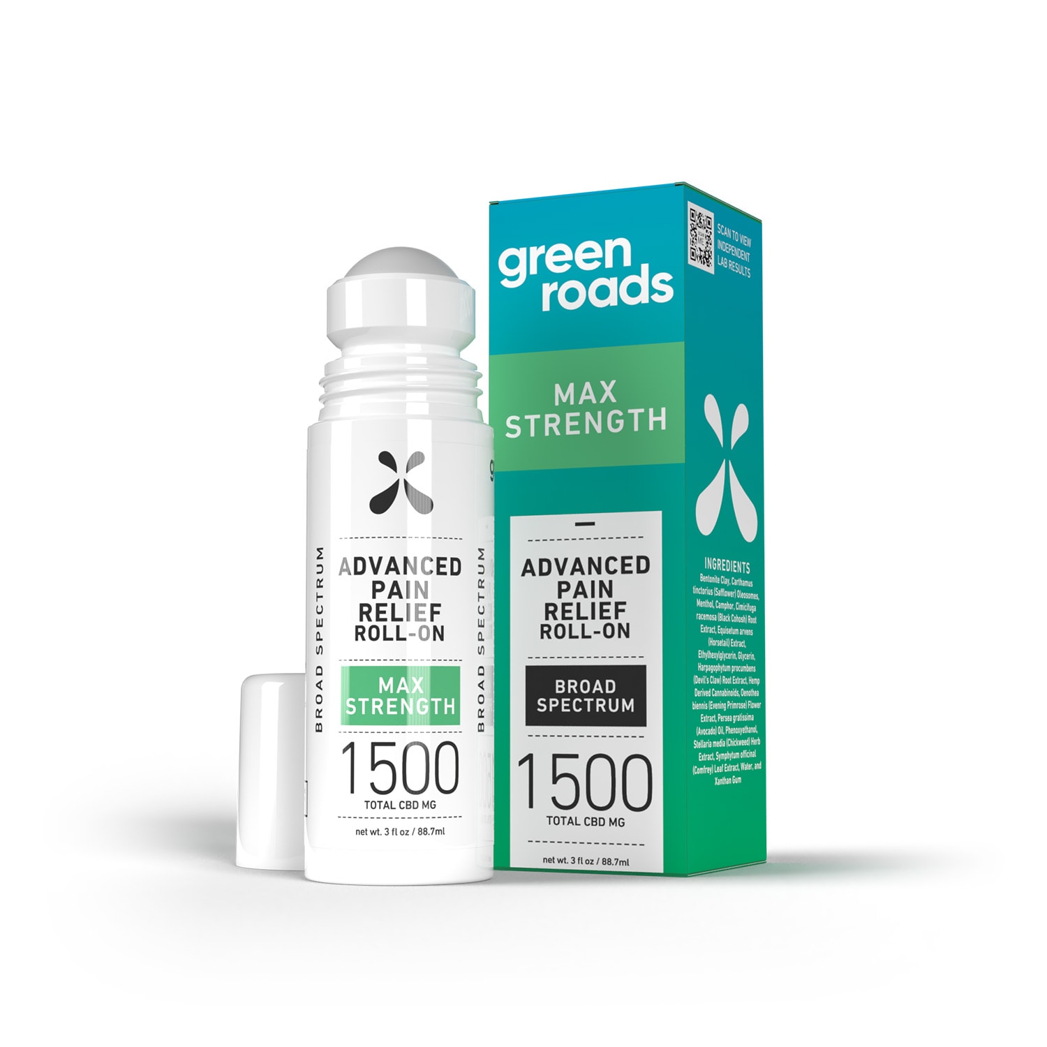Photograph of product: Green Roads Advanced Pain Relief 1500mg CBD Roll-On