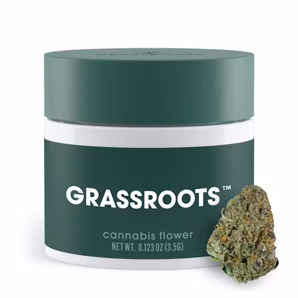 Photograph of product: Grassroots | Whole Flower | Jordanz Hybrid - 3.5g