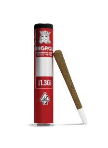 Photograph of product: Kingroll - Trainwreck x Pineapple Express 1.3g Infused Pre Roll - 