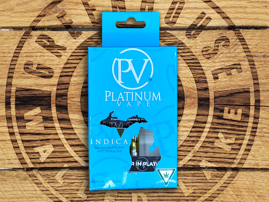 Photograph of product: Platinum Vape | Platinum Churros | 1g Cart
