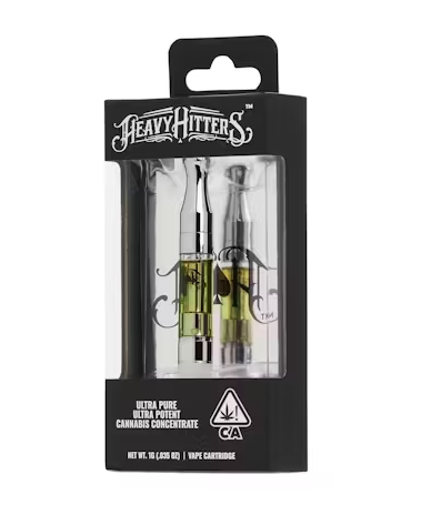 Photograph of product: Heavy Hitters | Gelato | Ultra Potent Cartridge | 1g