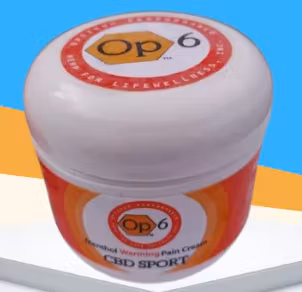 Photograph of product: Op6 | Warming | CBD | Menthol Cream | 1200mg CBD |