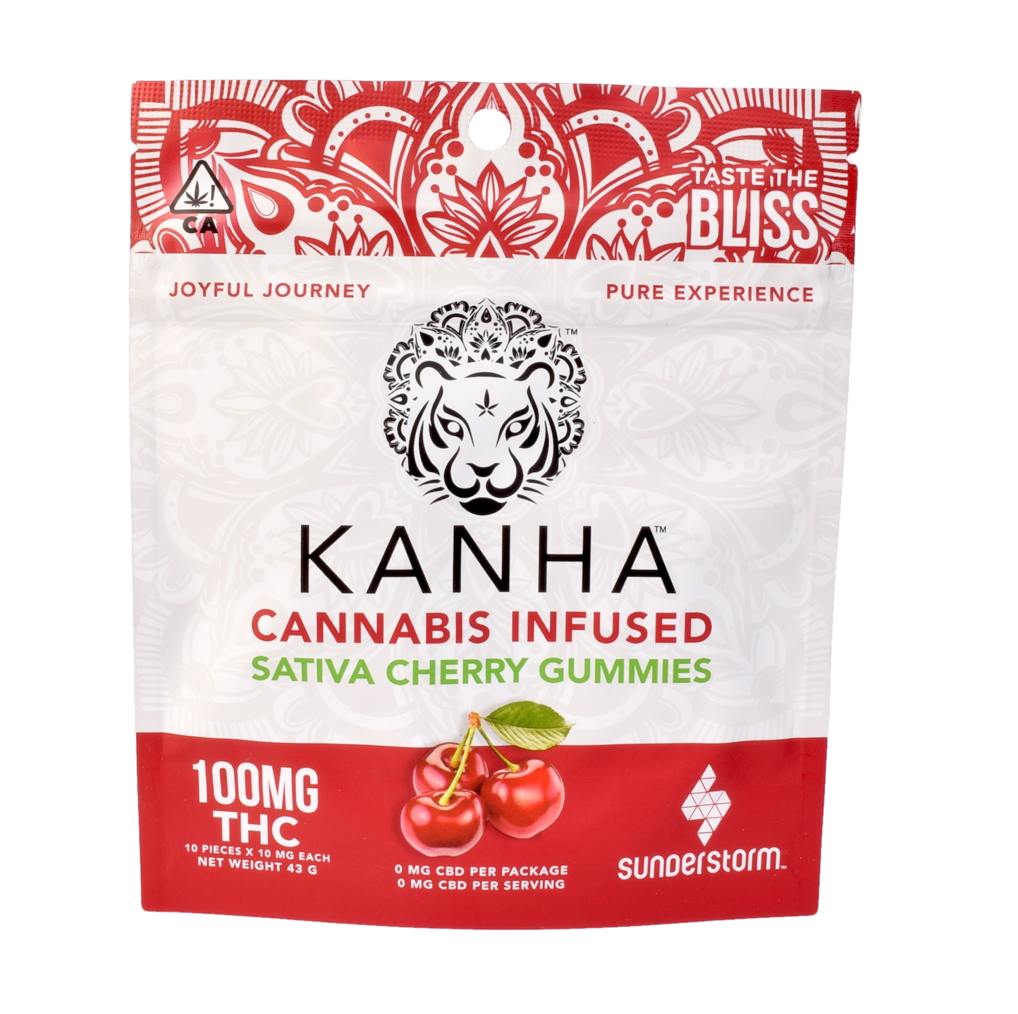 Photograph of product: SATIVA - CHERRY 100MG - KANHA