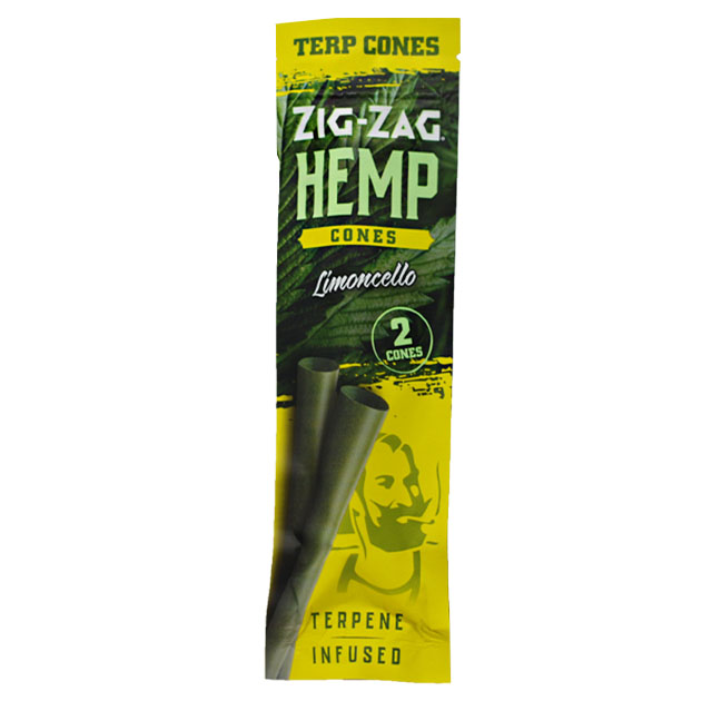 Photograph of product: Zig Zag Terp Infused Cone | Limoncello