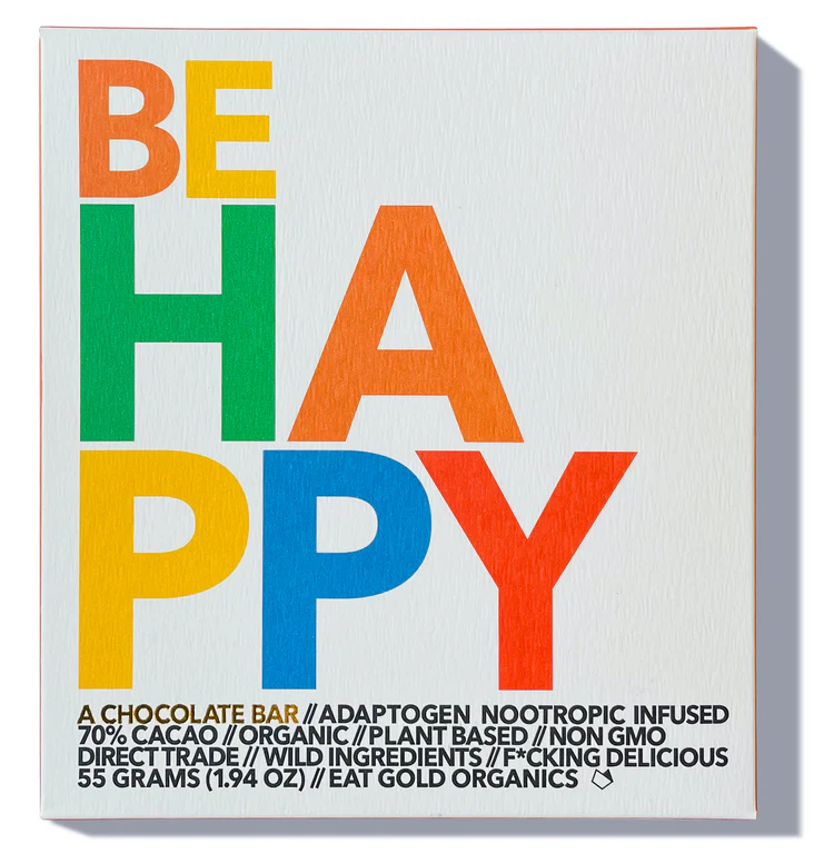 Photograph of product: Be Happy - 55g - Chocolate - UN-INFUSED