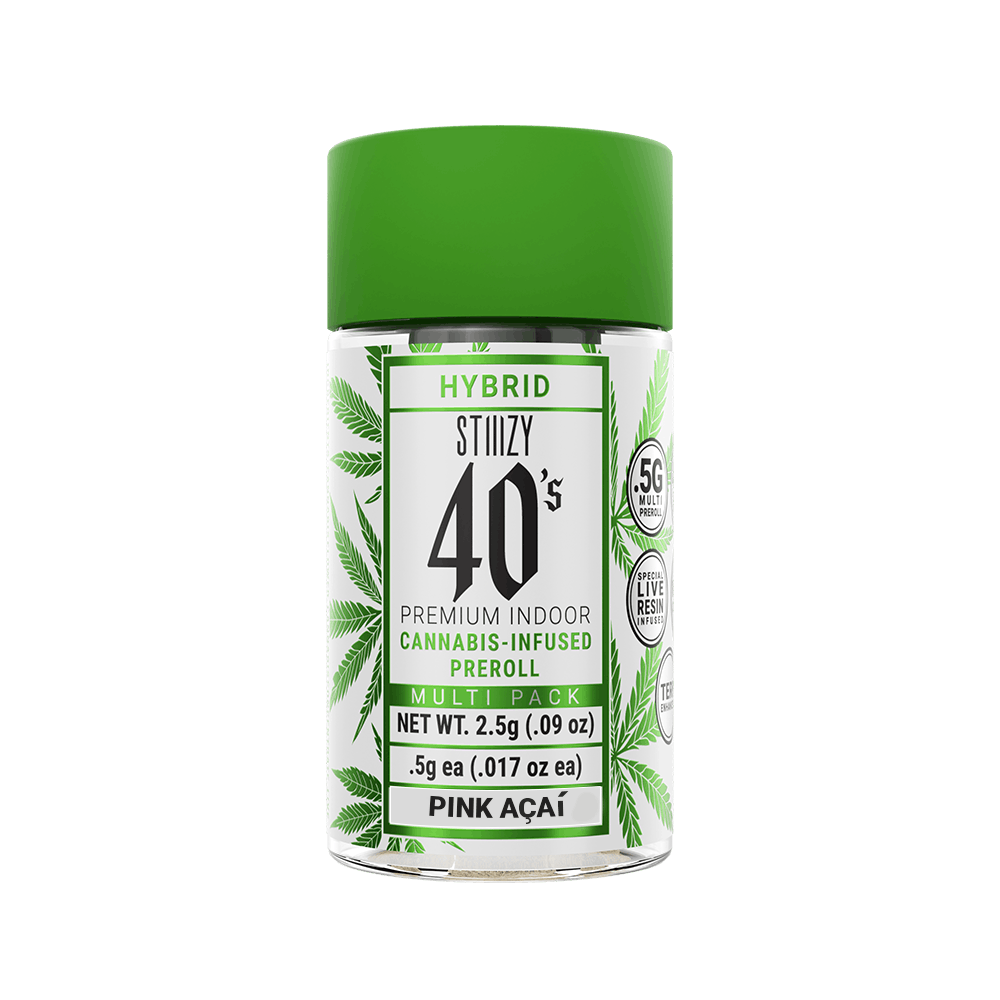 Photograph of product: 40's | Infused PR | Pink Acai 4 pk