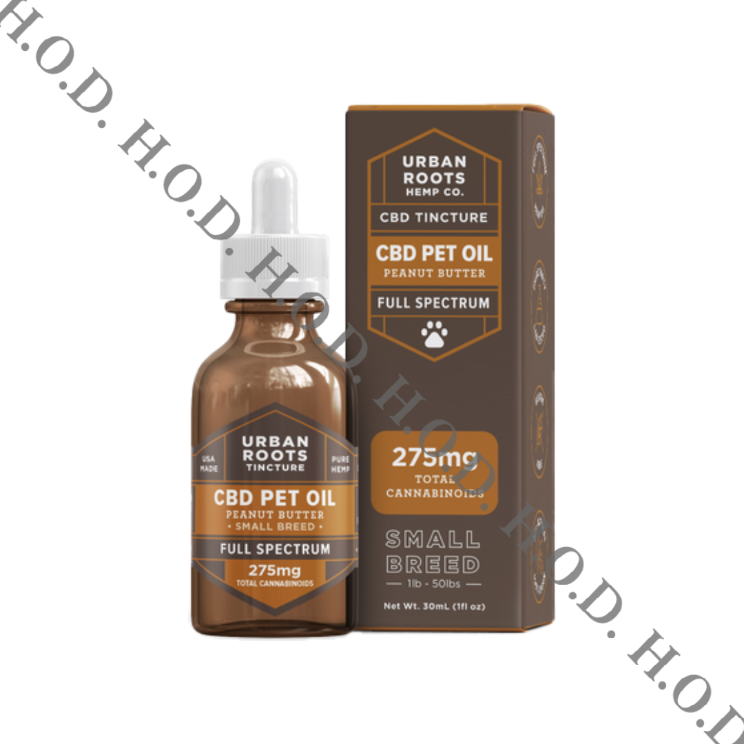 Photograph of product: Urban Roots Peanut Butter Full Spectrum CBD Pet Oil 275mg