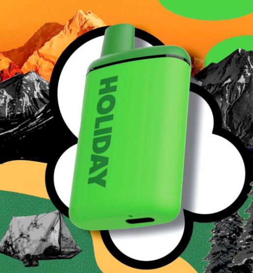 Photograph of product: Happy Camper - Hybrid Disposable - Holiday H-Bar