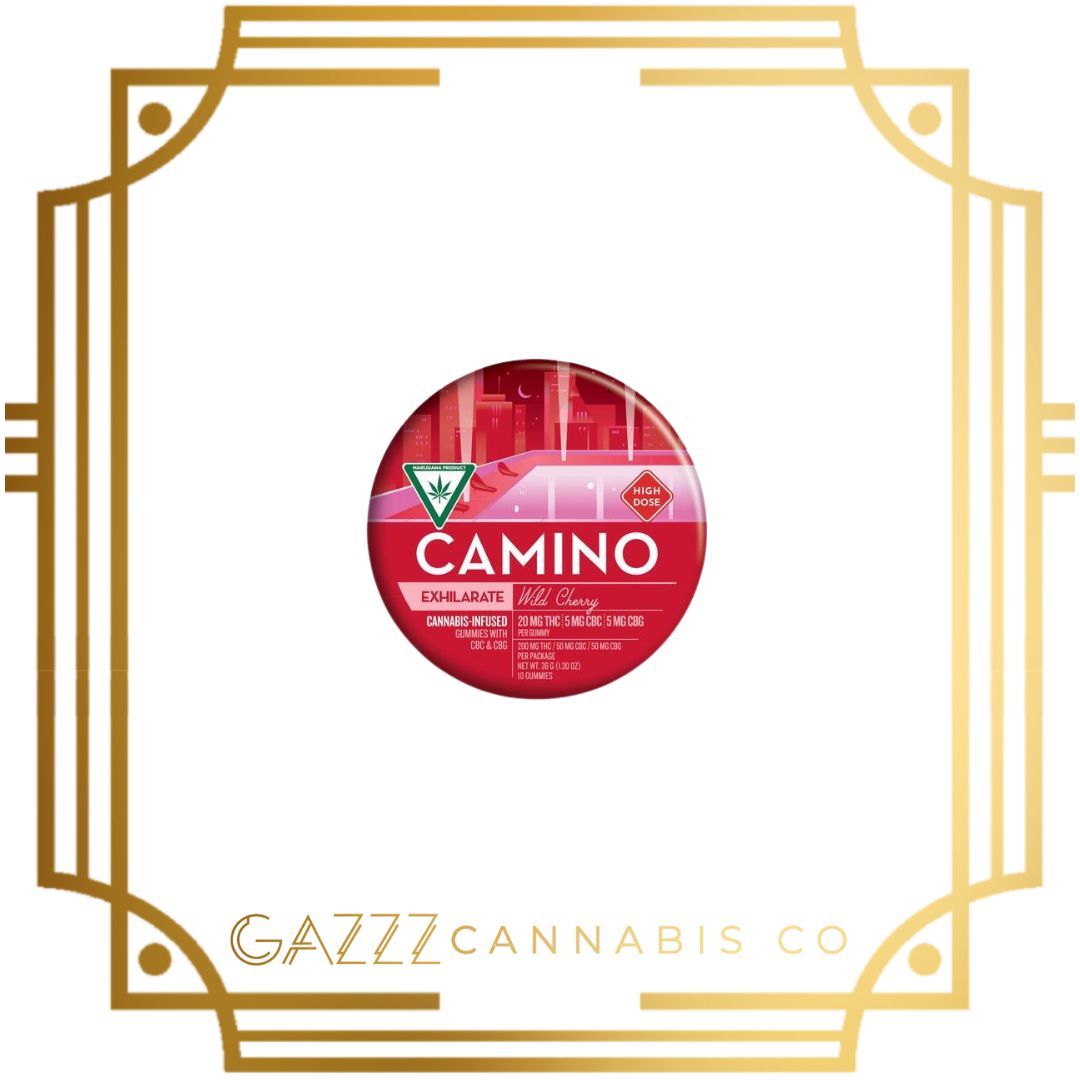 Photograph of product: Camino | Gummies 200mg | 10-Pck - Wild Cherry - TH-oui:CBC:CBG