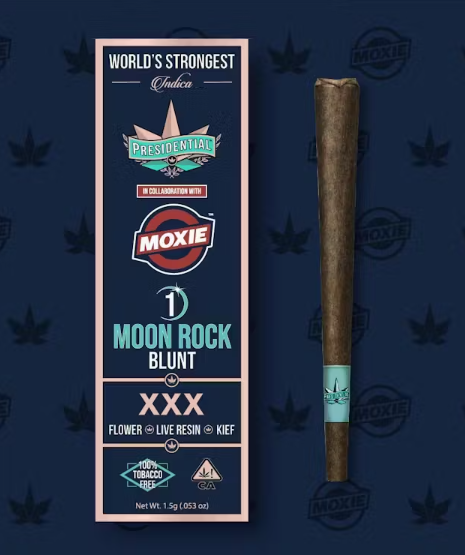 Photograph of product: Presidential | XXX | Moon Rock Blunt | 1.5G