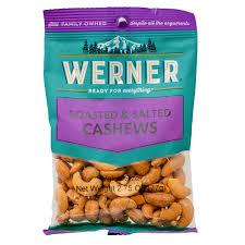 Photograph of product: Snack Werner Cashews