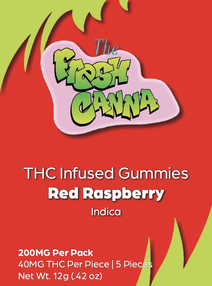 Photograph of product: Blue Raspberry 2pk Live Resin Gummies