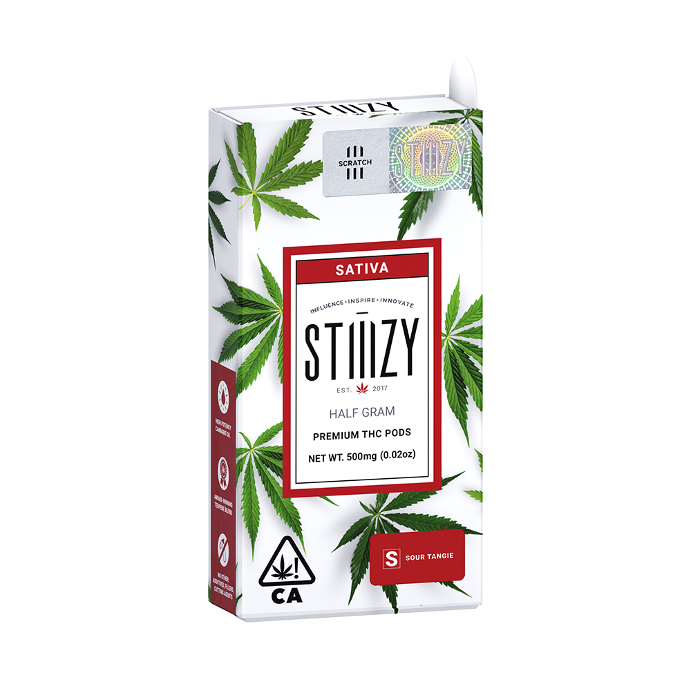 Photograph of product: Stiiizy: Sour Tangie- Oui'd TH-oui Pod (0.5g)