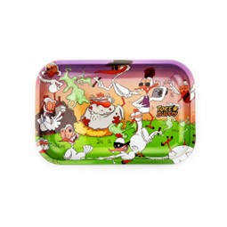 Photograph of product: Medium Metal Rolling Tray Chicken Toke Buddy