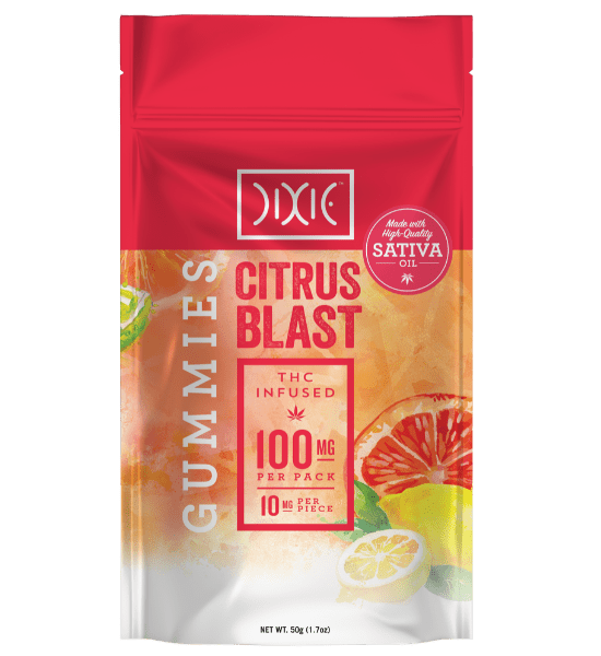 Photograph of product: Dixie - Gummy -Citrus Blast - (S) - 100mg