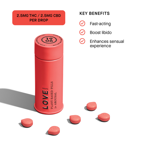Photograph of product: Love Tin 1:1 - 75mg - 30pk - 1906