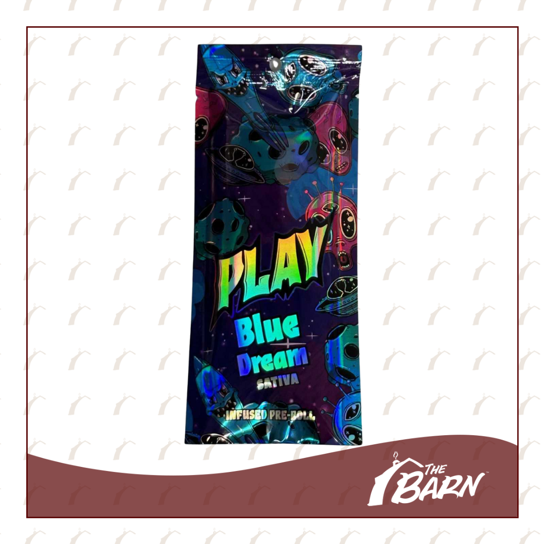 Photograph of product: Play 1.2g Infused Preroll - Blue Dream - REC