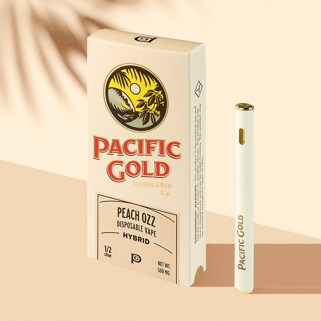 Photograph of product: Peach Ozz | Disposable | 0.5g