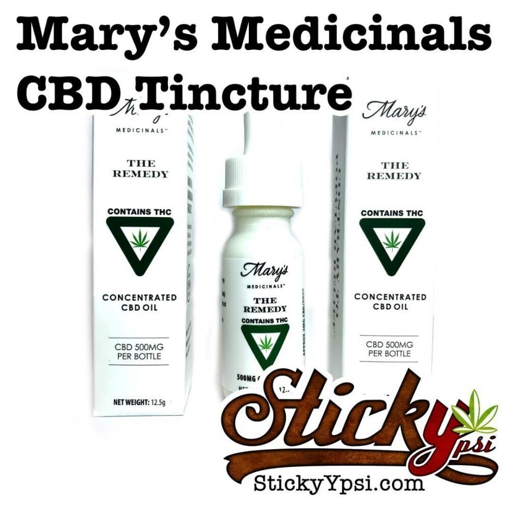 Photograph of product: REC Marys Medicinals CBD Remedy Oil 500mg