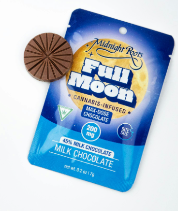 Photograph of product: Full Moon - Milk Chocolate - 200mg