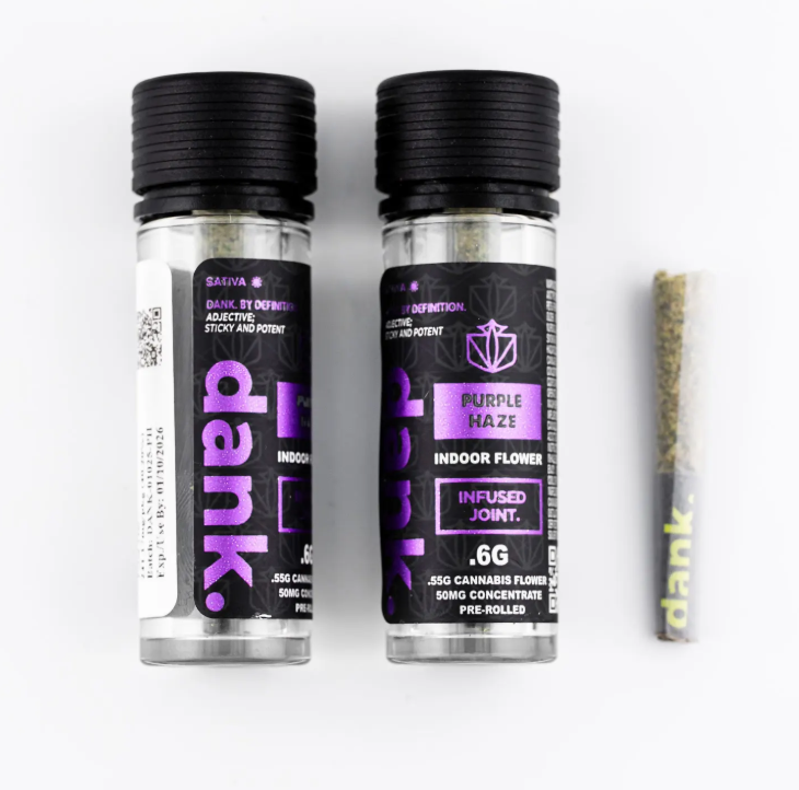 Photograph of Product: Dank | Infused Preroll | Purple Haze